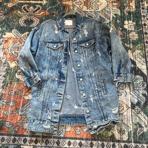 ZARA long Jean jacket
